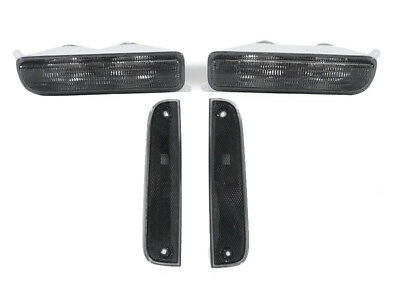 2nd Day Air Depo Smoke Front Corner + Bumper Signal Lights For 97-01 Cherokee Xj