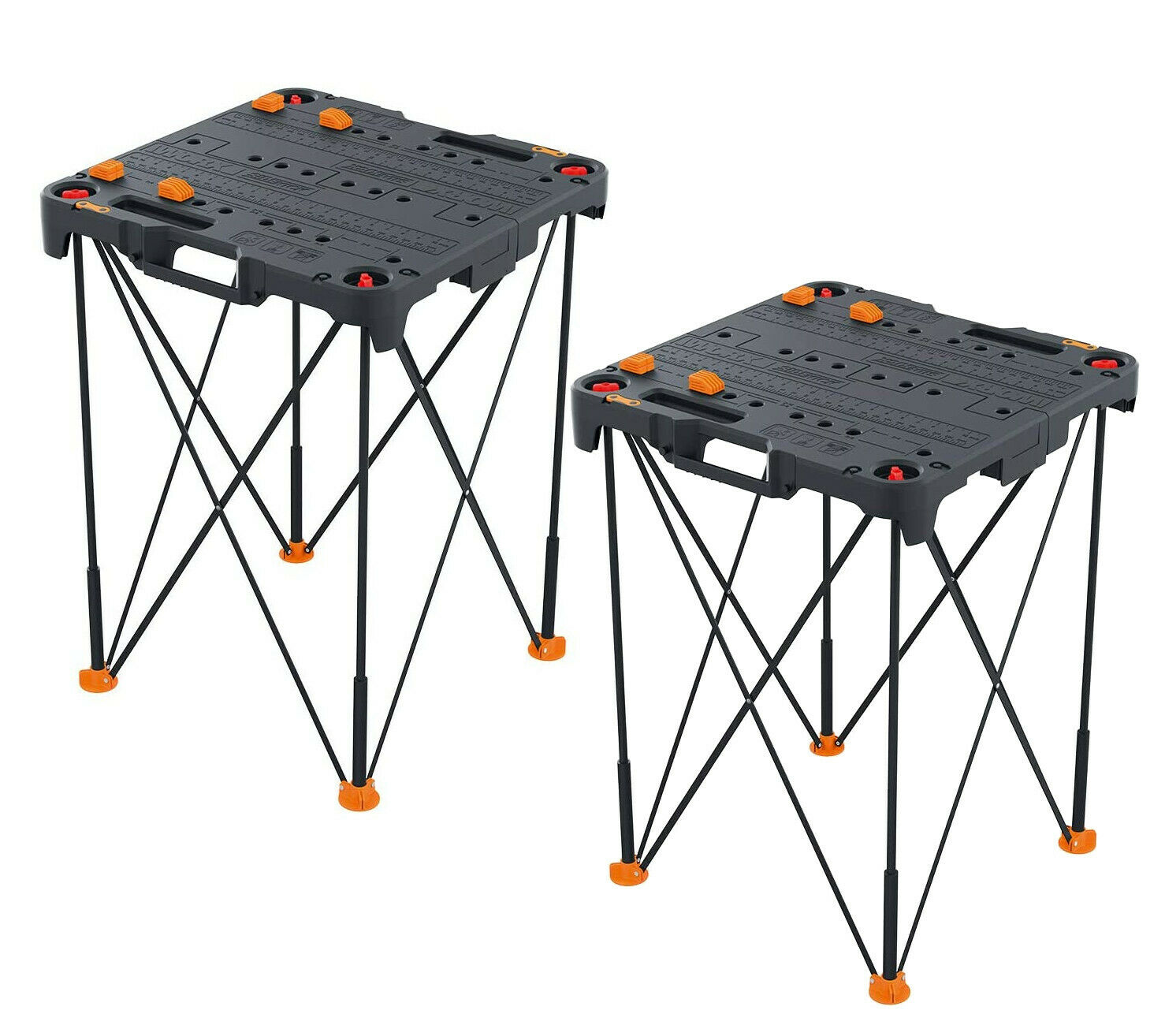 Worx Wx066 (2) Sidekick Portable Tailgate Work Tables-save Buying 2