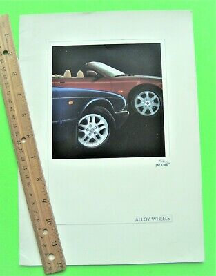 Oddball 1987 - 1998 Jaguar Xj & Xk8 Alloy Wheels Articulating Color Brochure
