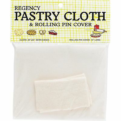 Regency Pastry Cloth 24 X 20 Inches & Rolling Pin Cover 15 Inches