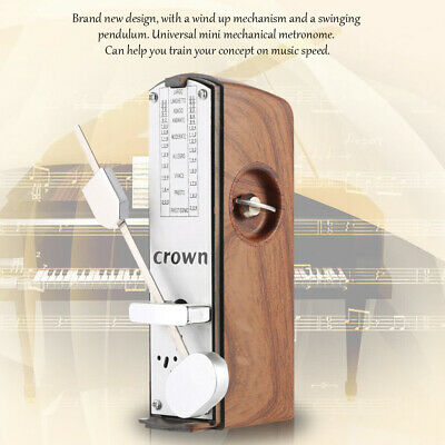 Portable 11cm Height Mechanical Metronome For Piano Guitar Bass Violin Ukulele