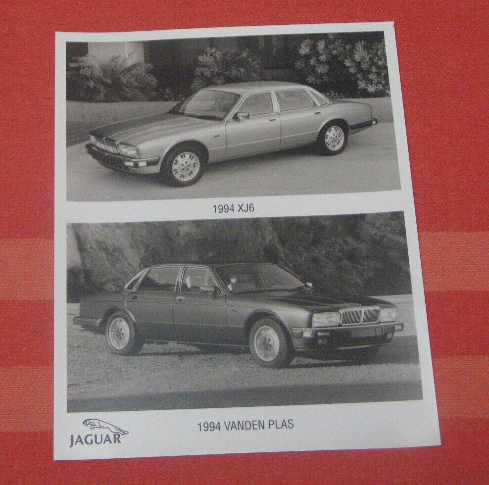 Jaguar Xj 6 Vanden Plus Factory Photo Brochure 1994