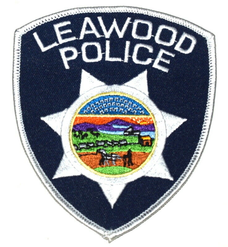Leawood Kansas Ks Sheriff Police Patch State Seal Farmer Horse Wagon Train ~