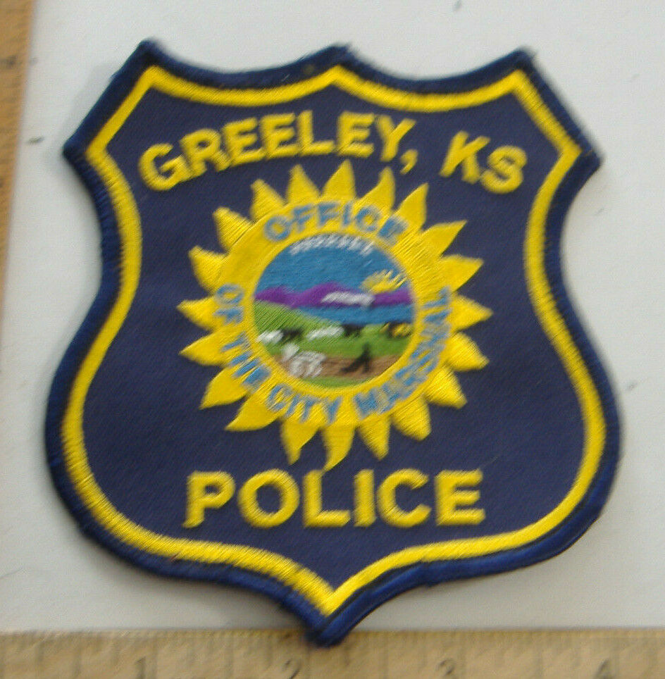 Greeley  Kansas Police Fabric Patch