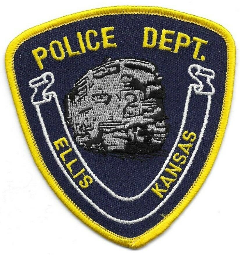 Ellis Kansas Ks Police Patch Train Locomotive