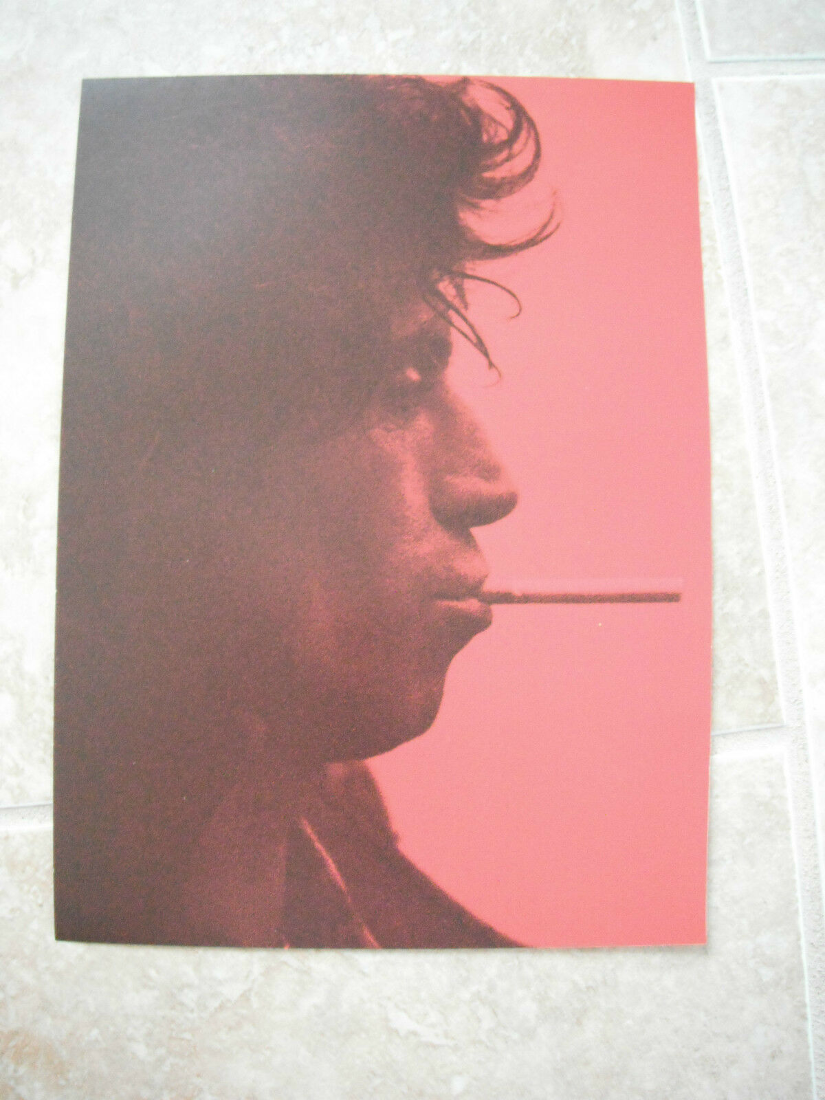 Rolling Stones Keith Richards Vtg Candid Coffee Table Book Photo #2