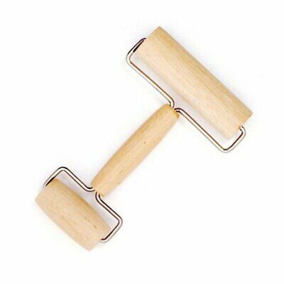 Double Dough Roller - 4" & 2.5" Rollers - Pastry Pizza Pasta Hand Rolling Pin