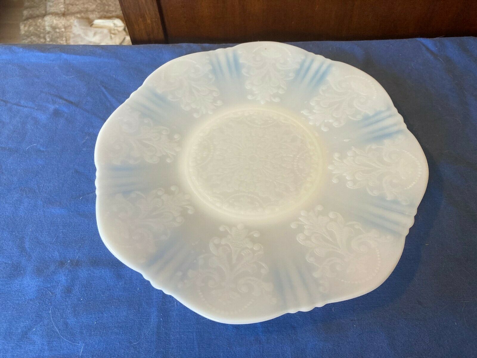 American Sweetheart Monax White 11 3/4th Platter Excellent Cond.