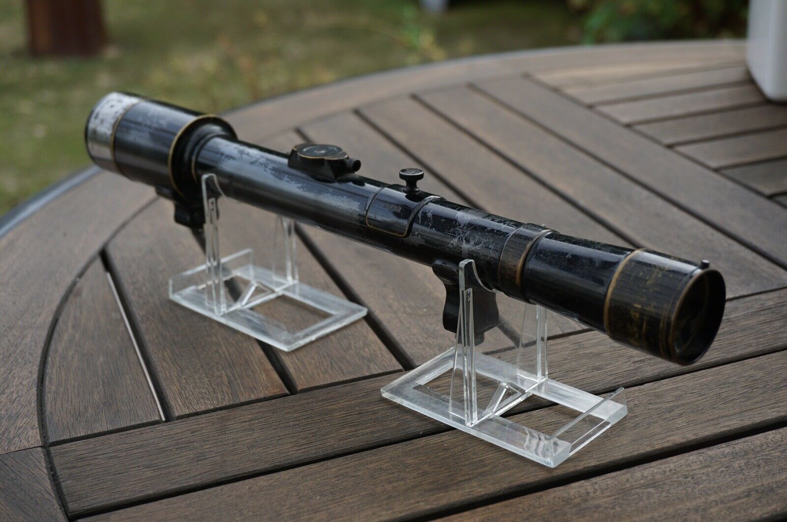 8x Monster Sniper Scope Helios 8 R. Fuess Steglitz-berlin D.r.g.m. Original Ww1
