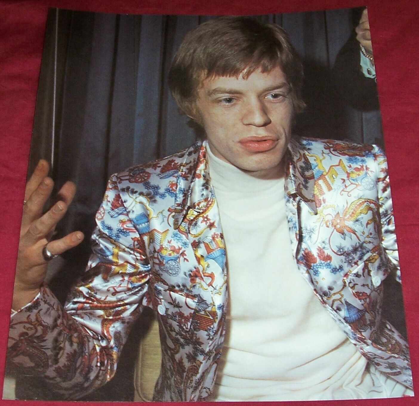 Rare Mick Jagger Photograph Picture Rock And Roll Rolling Stones Band 60's Photo