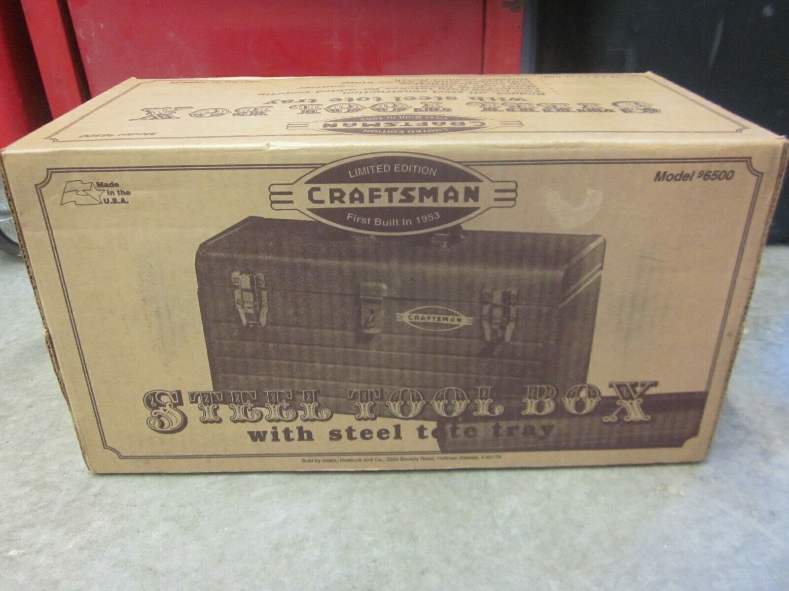Ultra Rare Vtg Craftsman 6500 Tool Box Mint Nos Sealed Machinist Collector User