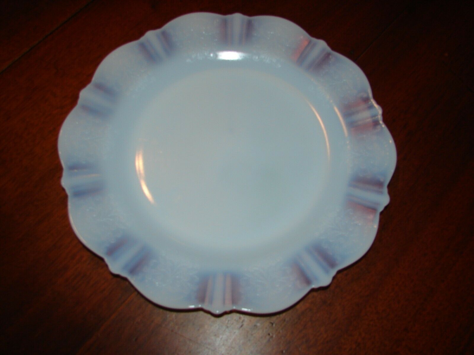 1 Mac-beth Evans Glass American Sweetheart Monax 9" Diameter Luncheon Plate!