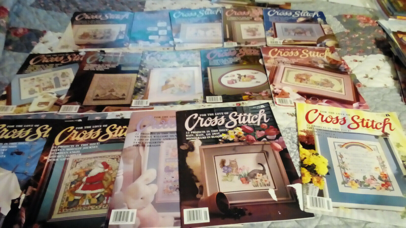 Another Huge Lot Of For The Love Of Cross Stitch  Magazines L@@k